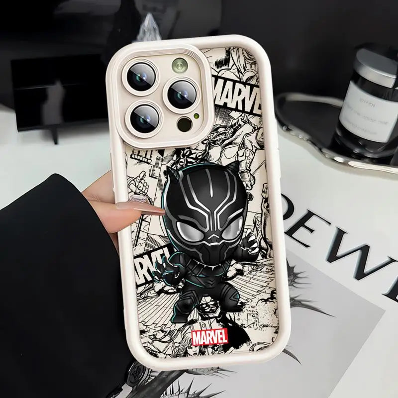 Marvel Captain America Black Panther Phone Case