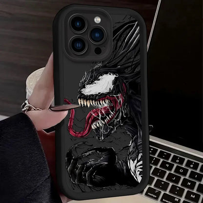 Marvel Movie Spider Man Anime Venom Comic Case For iPhone