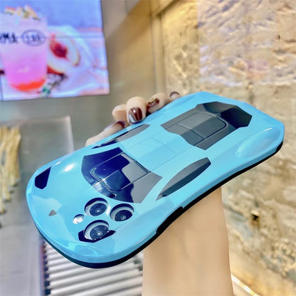 Armored Luxury Super Car Soft TPU Painted Shockproof Phone Case For IPhone