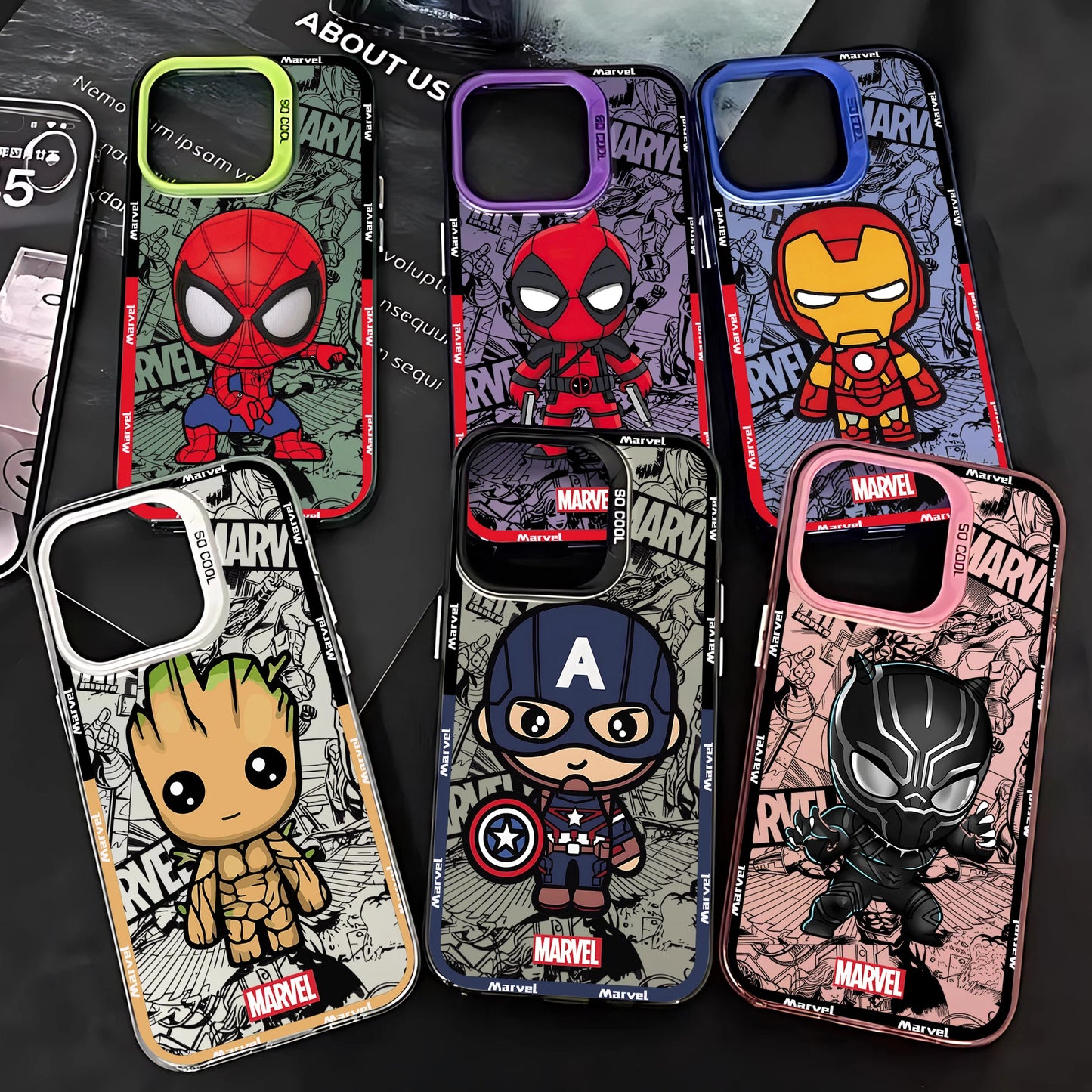 Hot Cool Marvels Spider Mans Phone Case For iPhone
