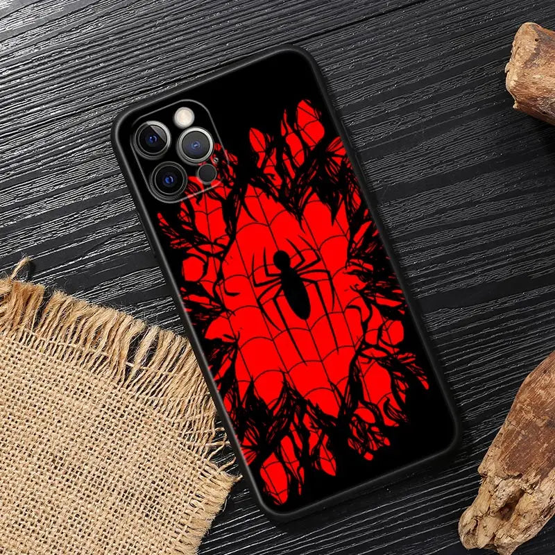 Venom Spiderman Marvel Case For iPhone Protect Funda