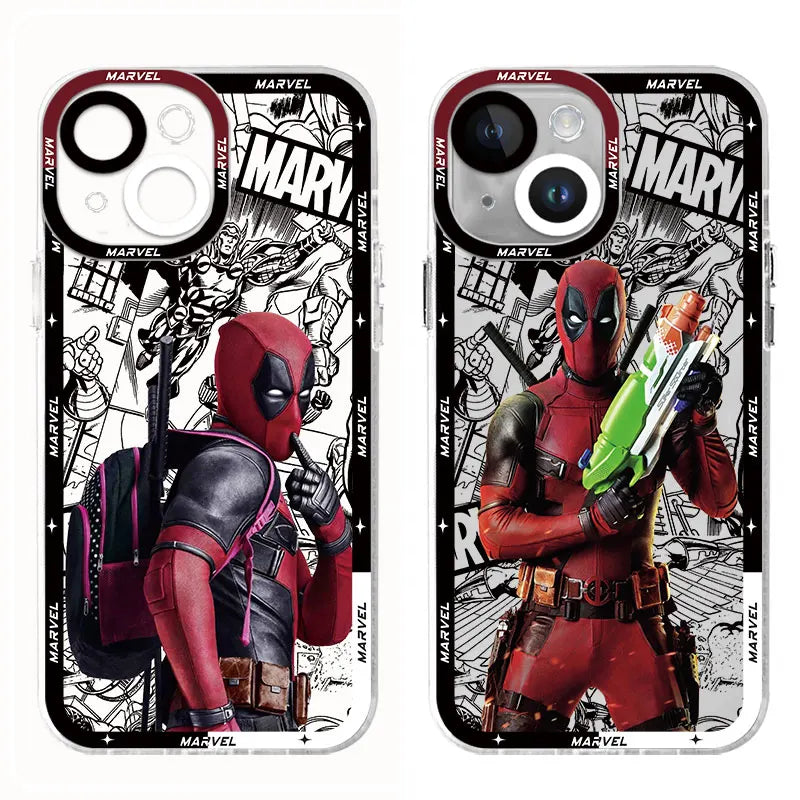 Cover Marvel Interesting Deadpool Phone Case For Apple iPhone