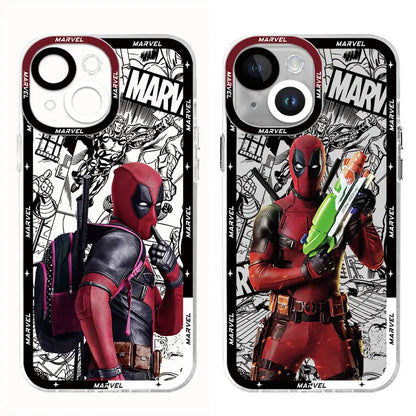 Cover Marvel Interesting Deadpool Phone Case For Apple iPhone