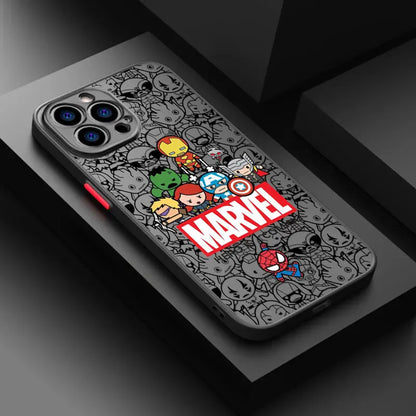 Cartoon Marvel Spider Man Groot Phone Case For iPhone