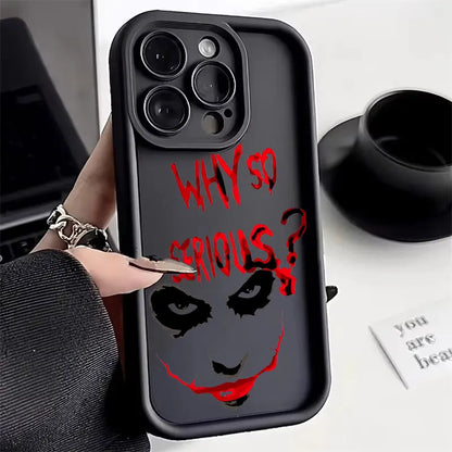 Smiling Jokers Marvel Silicone Case For Apple iPhone