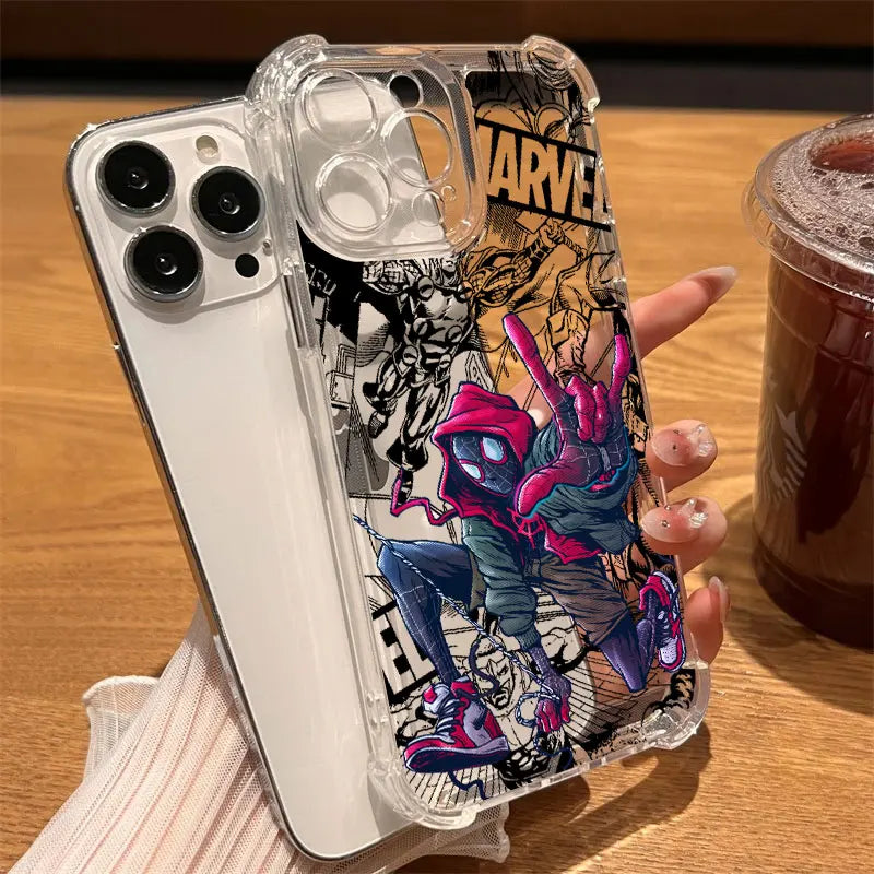 Cool Marvel Spider Man Venom Clear Case For iPhone