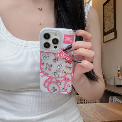 Hello Kitty Bow Full Screen Phone Case