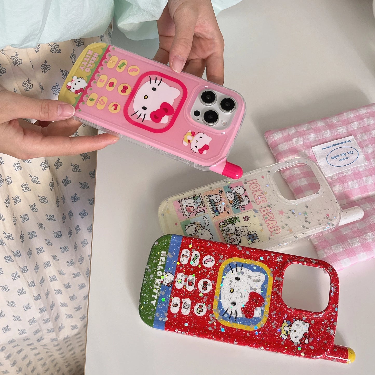 Kitty Self-Mocking Bear Phone Compatible Phone Case