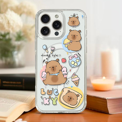 Cute Capybara Magnetic Phone Case