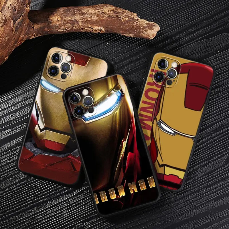 Marvel Iron Man Case For iPhone Protect Soft Funda