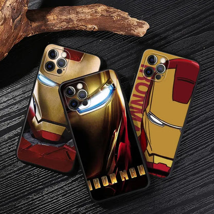 Marvel Iron Man Case For iPhone Protect Soft Funda