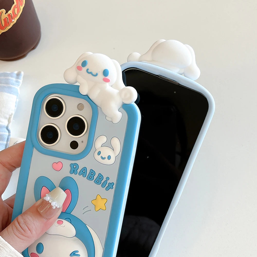 Cartoon Cinnamoroll Dog Soft Silicone Phone Case