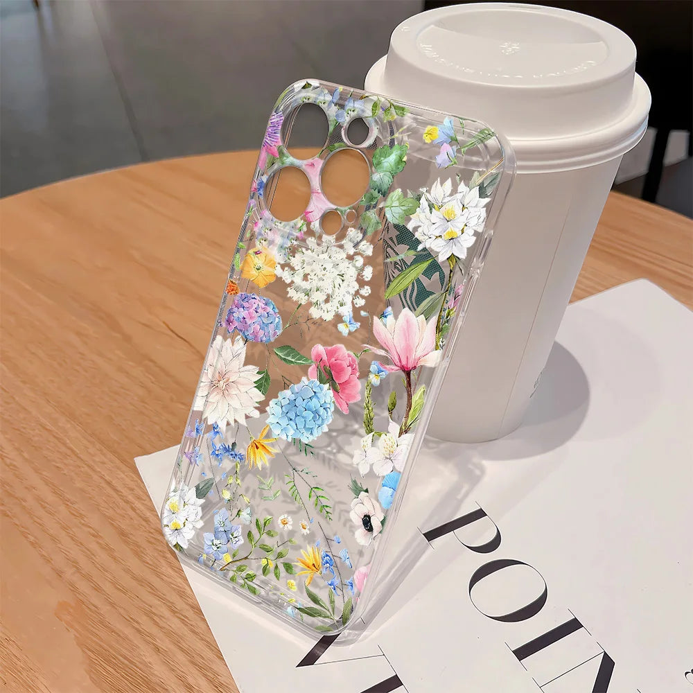 Colorfu Flowers Bloom Painted Phone Case