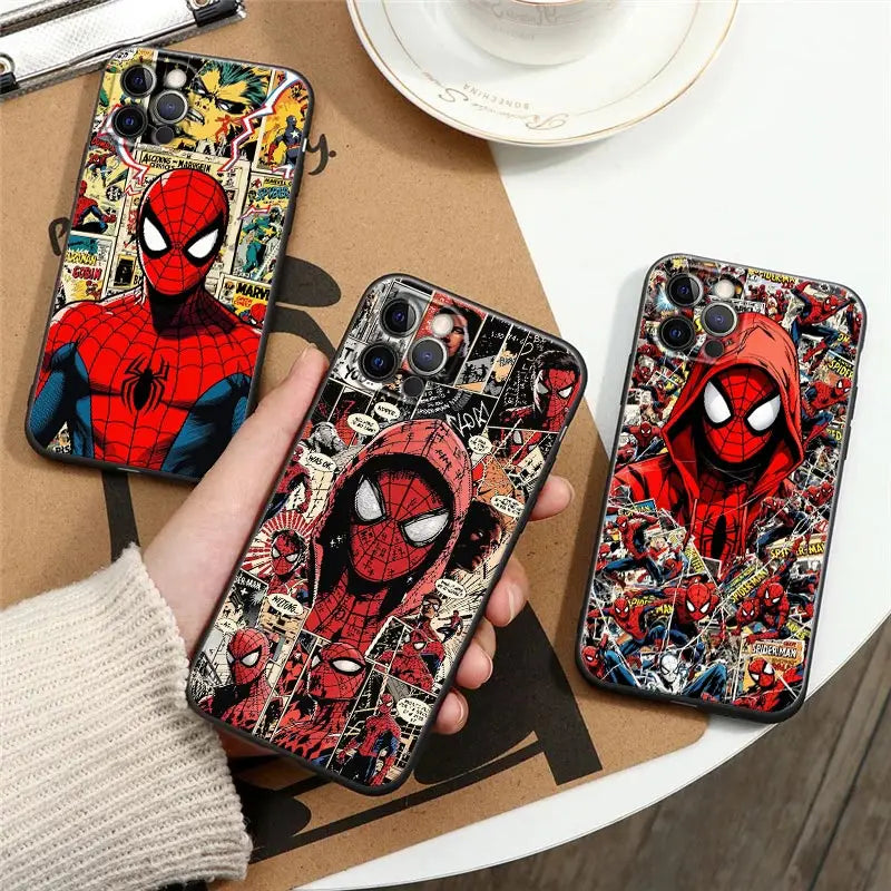 Spiderman Marvel Phone Case For iPhone