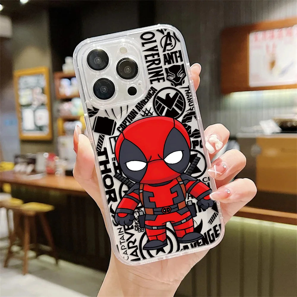 Anime Marvels Spider Man Magnetic Phone Case For iPhone