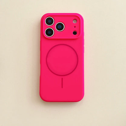 MagSafe Magnetic Silicone iPhone Case With Lens Protection