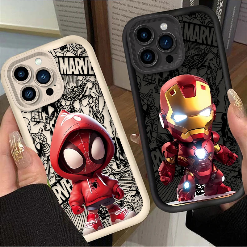 Marvel Spider Man Iron Man Version Case For iPhone