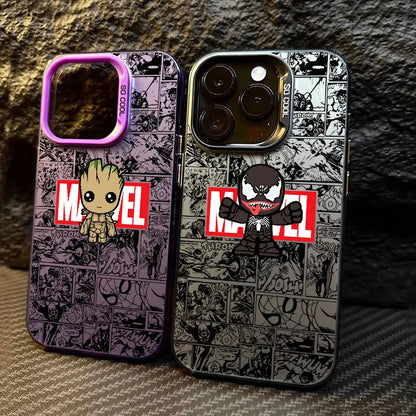 Cool Marvel Venom Rocket Raccoon Phone Case For iPhone