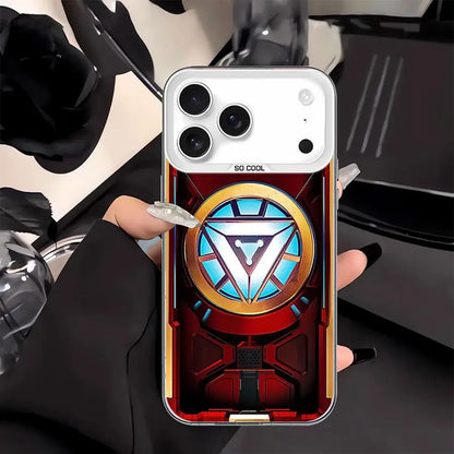 Marvel Ironman Sipiderman Case For iPhone Back Phone Cover