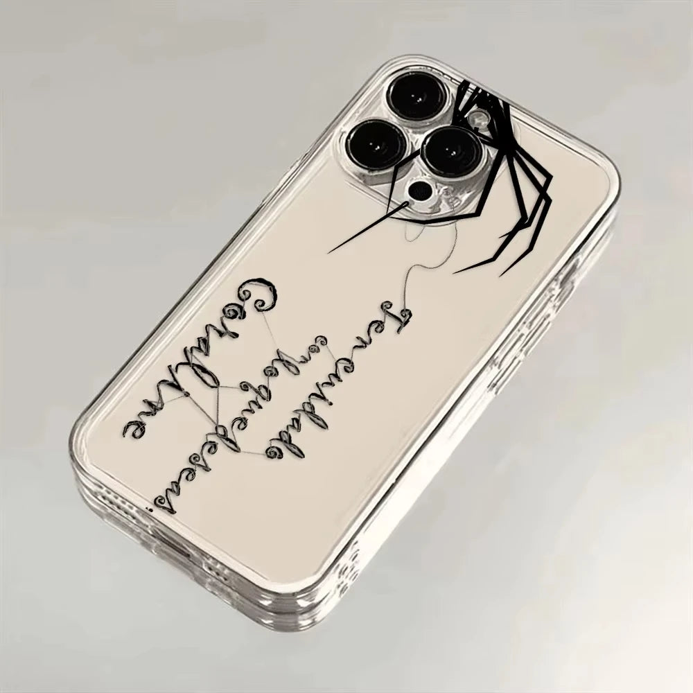 Coraline Soft Clear Phone Case For iPhone
