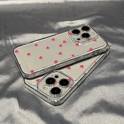 Cute Cartoon Love Heart Phone Case For iPhone