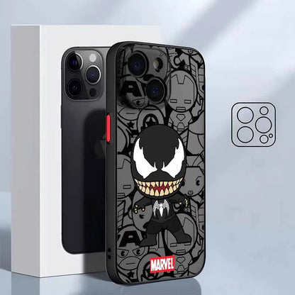 Superhero Spider Man For iPhone Frosted Translucent Soft Phone Case