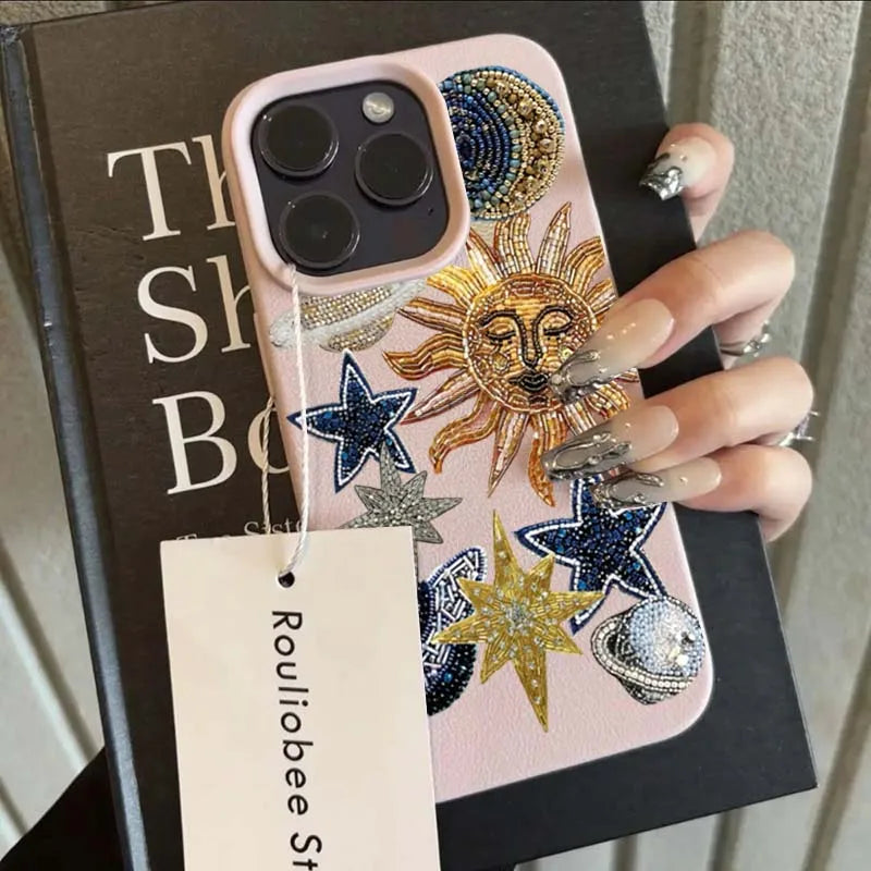 Luxury Lichee Space Mosaic iPhone Case