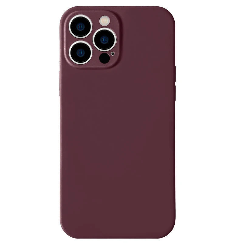 For iPhone Case Neon Liquid Silicone Fluorescence Cover