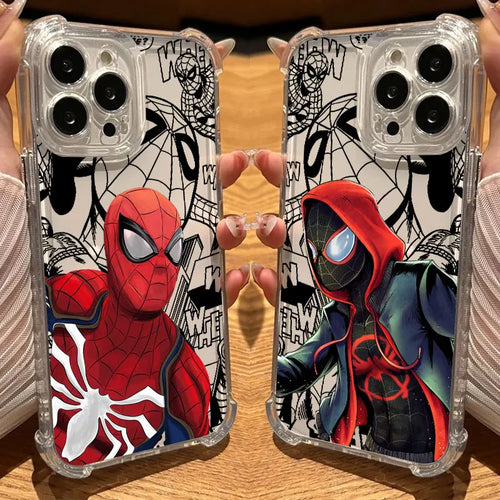 Marvel Hot Movie Spider Man Clear Case For iPhone