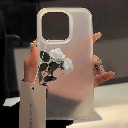 Flower Clear Phone Case For iPhone Case iPhone