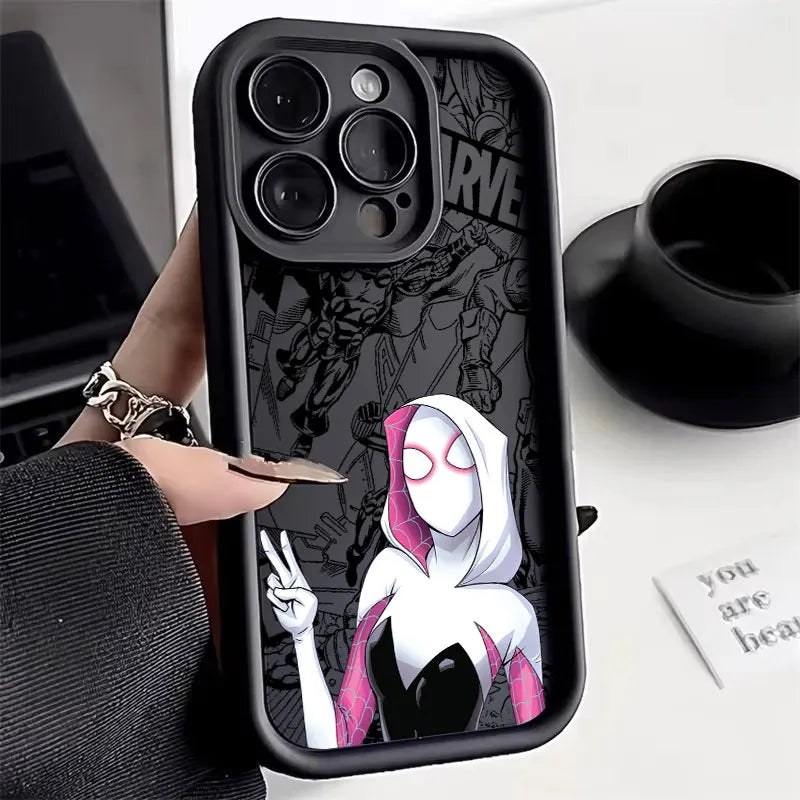 Spider Man Spider Gwen Marvel Case For Apple iPhone
