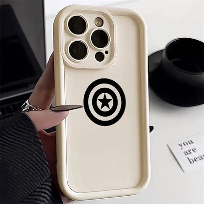 Marvel Batman Ironman Cute Silicone Case For Apple iPhone