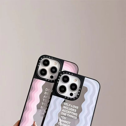 Motivational Quotes Wave Pattern Suitable Phone Case