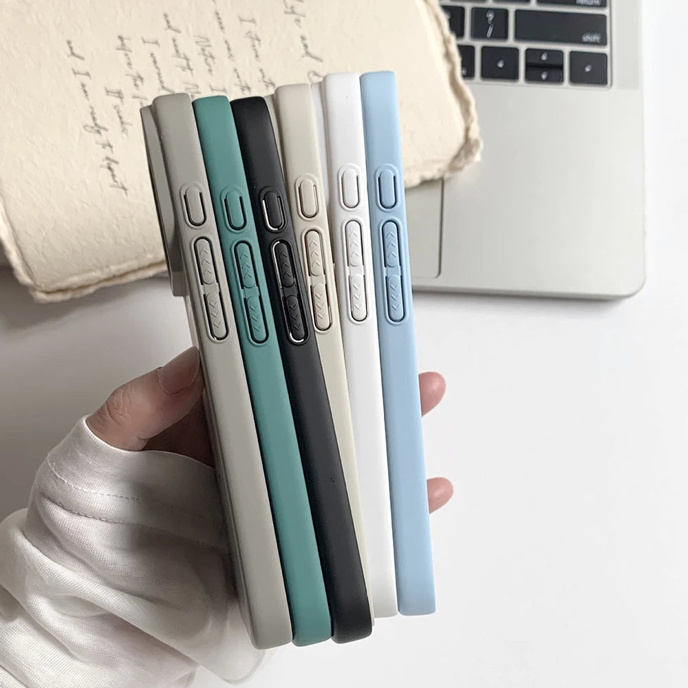 Luxury Magsafe Matte Magnetic Phone Case For iPhone