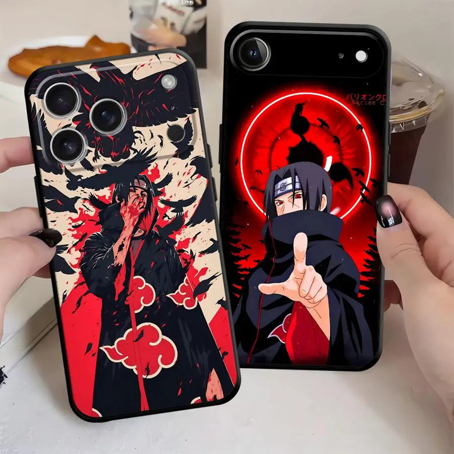Black Soft Phone Cover Case For iPhone