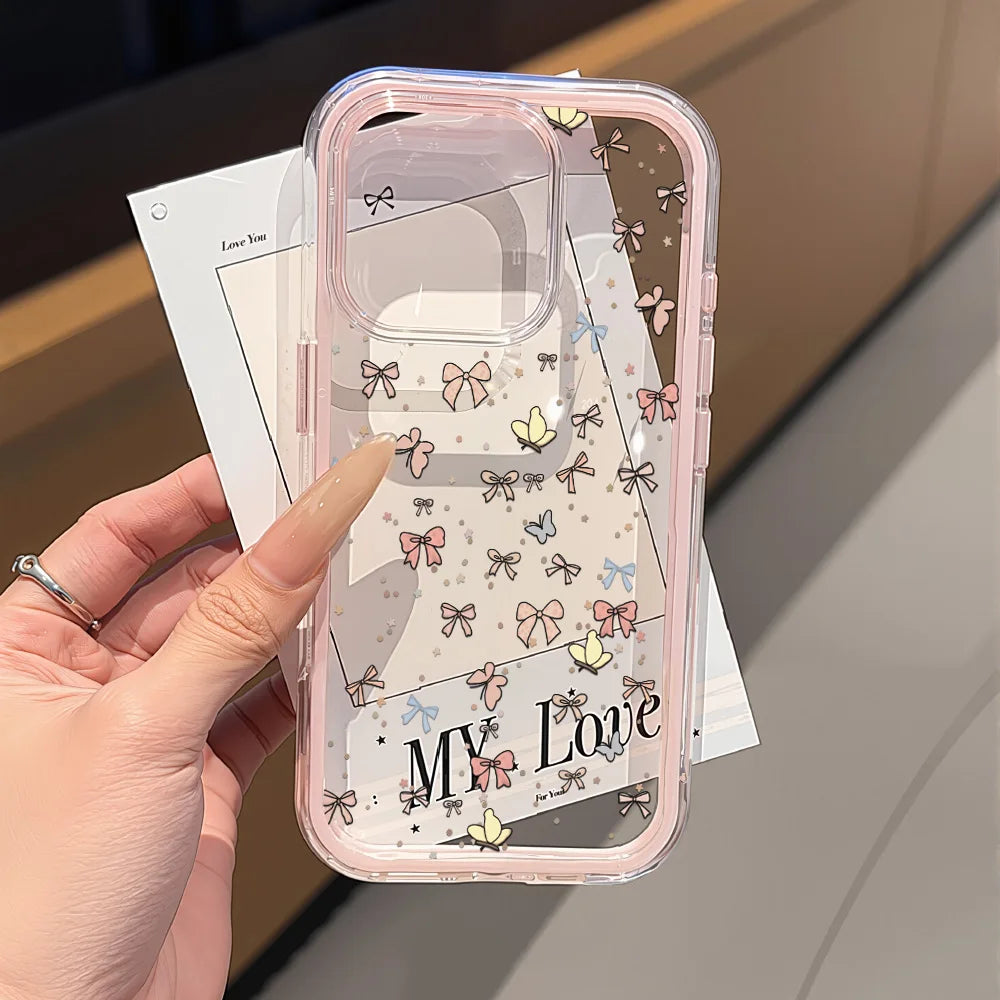 Cute Bow Soft Case For iPhone