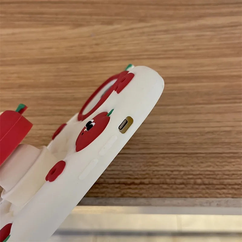 Apple Stand Silicone Phone Case