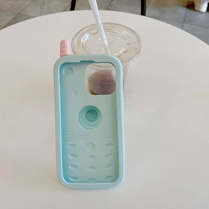 Luxury Vintage Brick Phone Silicone Phone Case