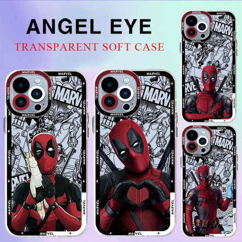 Cover Marvel Interesting Deadpool Phone Case For Apple iPhone