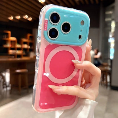 Candy Contrasting Colors For Magsafe Magnetic Phone Case For iPhone