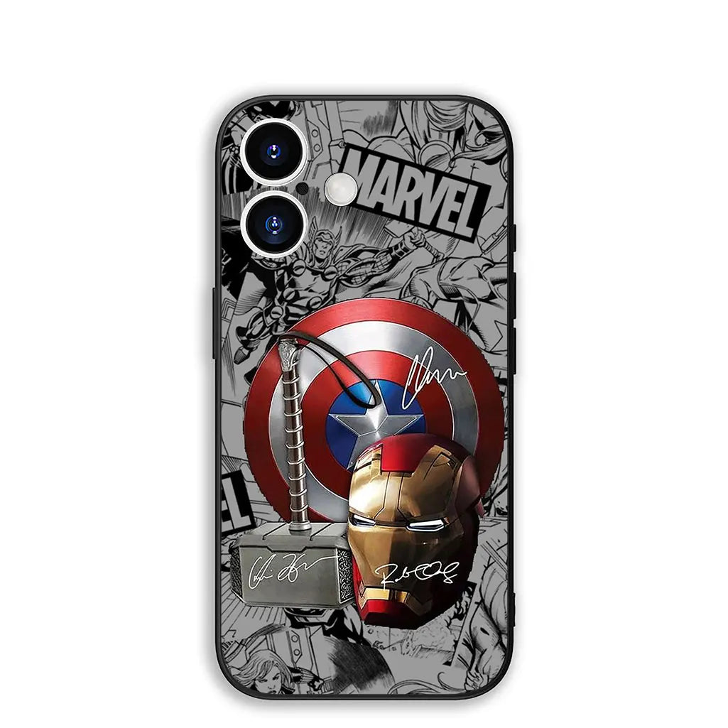 Casing For Apple iPhone Captain Marvel America Shield