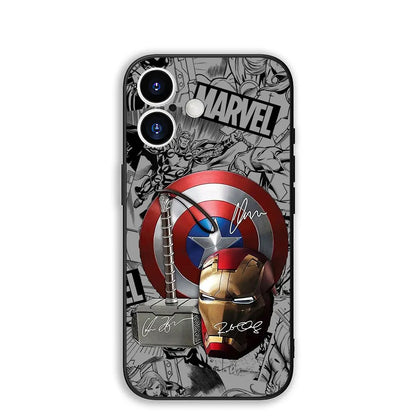 Casing For Apple iPhone Captain Marvel America Shield