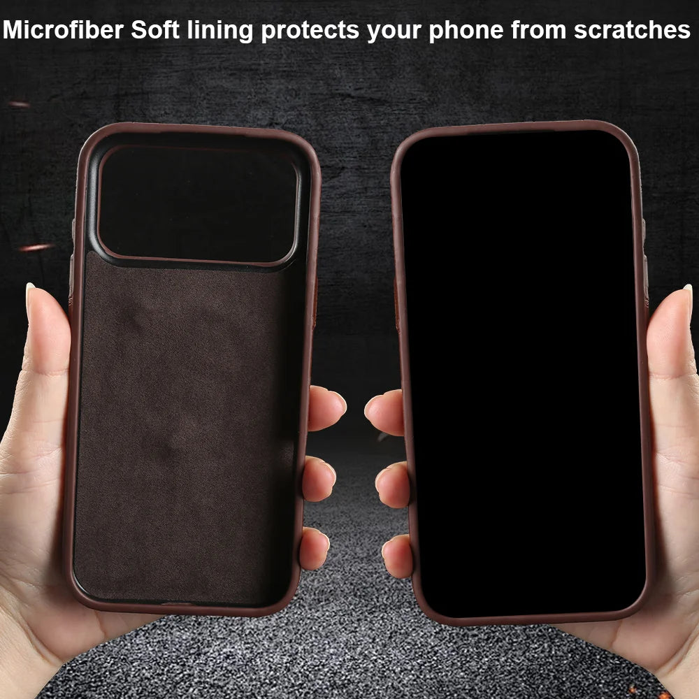 Premium Crocodile Leather Case For iPhone Back Cover