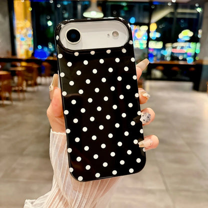 Korea Colorful Polka Dot Pattern Phone Case For iPhone Circular Wave Point Shockproof Bumper Cover