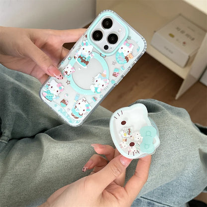 New Hello Kitty Cute Shake Stand Shockproof Phone Case