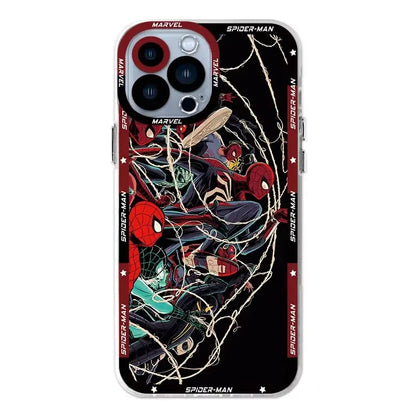 Clear Marvel Spider Man Cover Phone Case