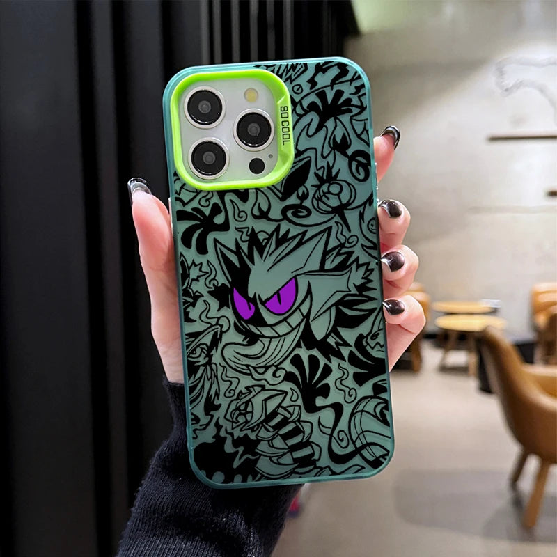 Pokemon Gengar New Hard Phone Case For iPhone Shockproof Cover