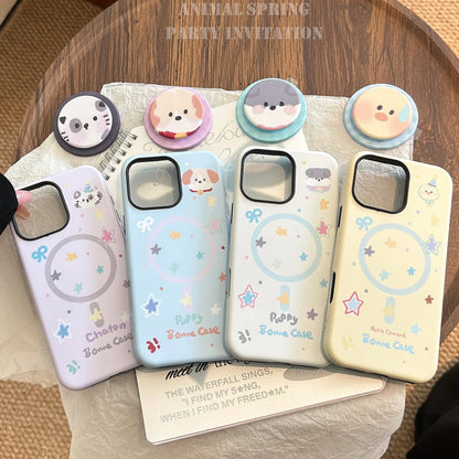 Cute Lucky Magnetic Stand Phone Case