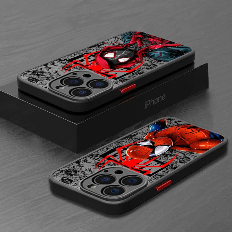 Spider Man Marvel Phone Case For iPhone Shockproof Cover