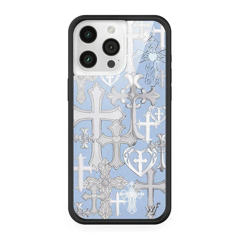 Fashion Wildflower Cartoon Swans Phone Case For iPhone